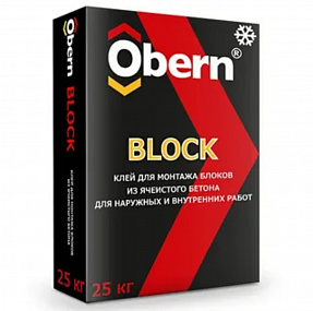 Клей для блоков BLOCK OVER, 25 кг